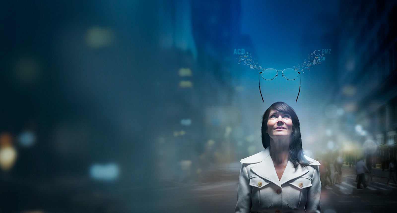 Biometrische Brillengläser für optimale Sicht – präzise angepasst mit DNEye®-Technologie von Rodenstock.